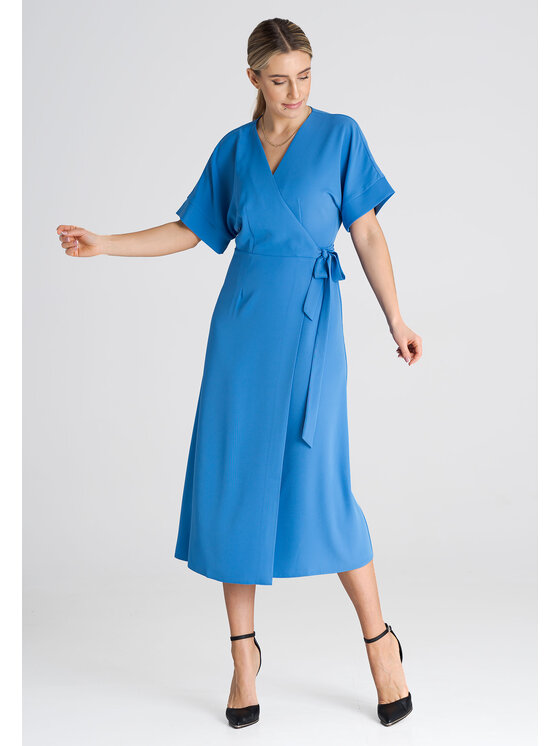FIGLFIGL Vestito M959 Blu Regular Fit
