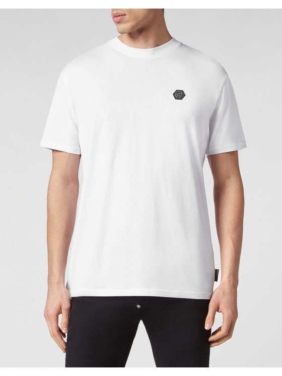 PHILIPP PLEIN PHILIPP PLEIN T-Shirt 6569 Biały Regular Fit