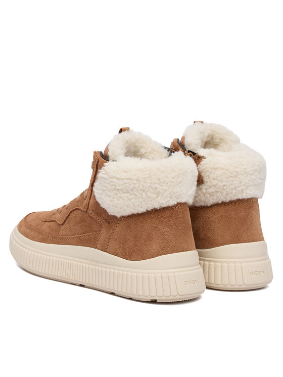 Geox Geox Schnürschuhe J Laquinny Wpf J56NFA 00022 C6627 D Braun
