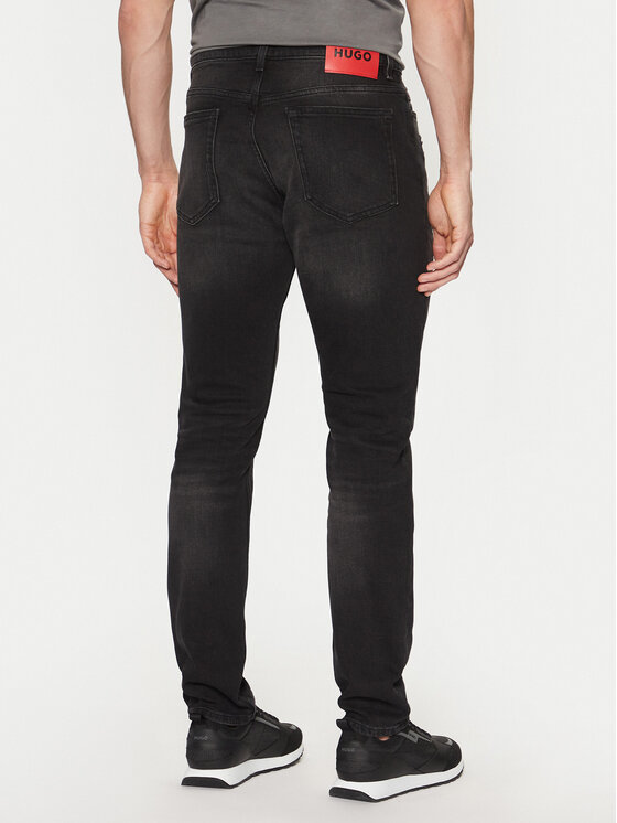 HUGO HUGO Jeans 50530597 Schwarz Slim Fit