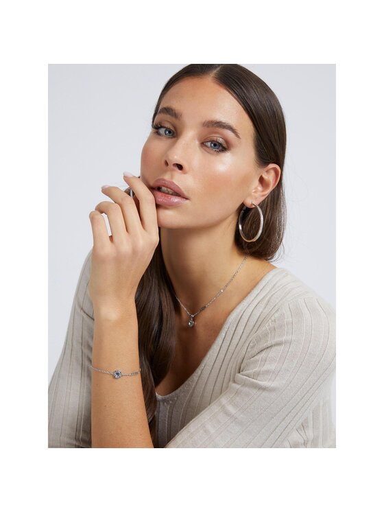 Guess Guess Bransoletka JUBB02246JWRHS Srebrny