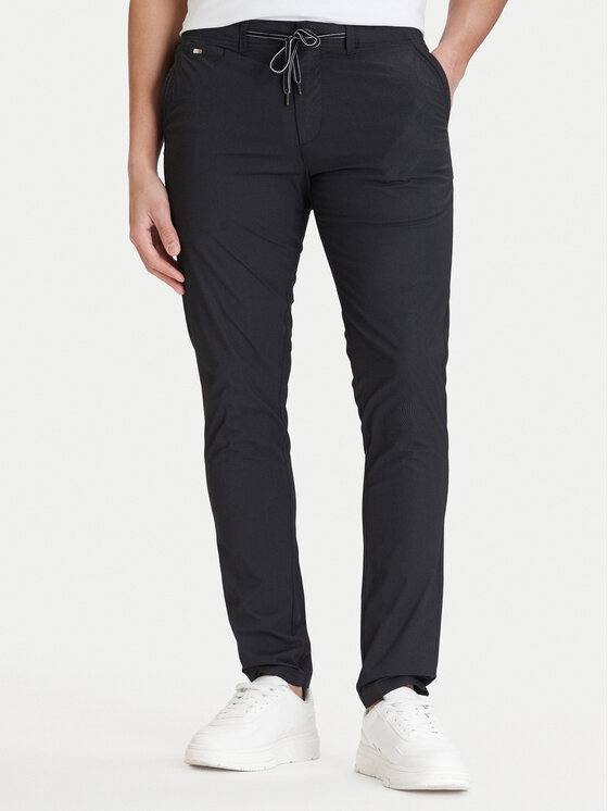 Jack & Jones Jack & Jones Chino nohavice Marco 12293491 Čierna Slim Fit