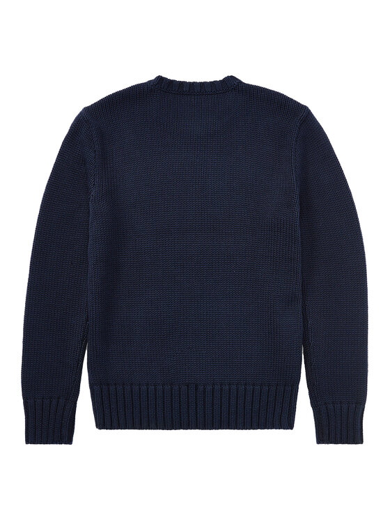 Polo Ralph Lauren Polo Ralph Lauren Sweter Hunter 323668285001 Granatowy Regular Fit