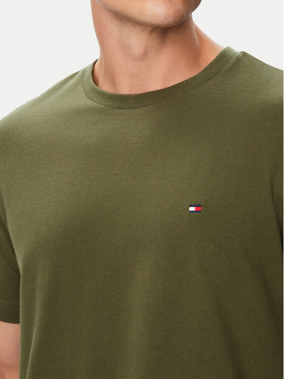 Tommy Hilfiger Tommy Hilfiger Тишърт Ess Seasonal MW0MW39995 Каки Regular Fit
