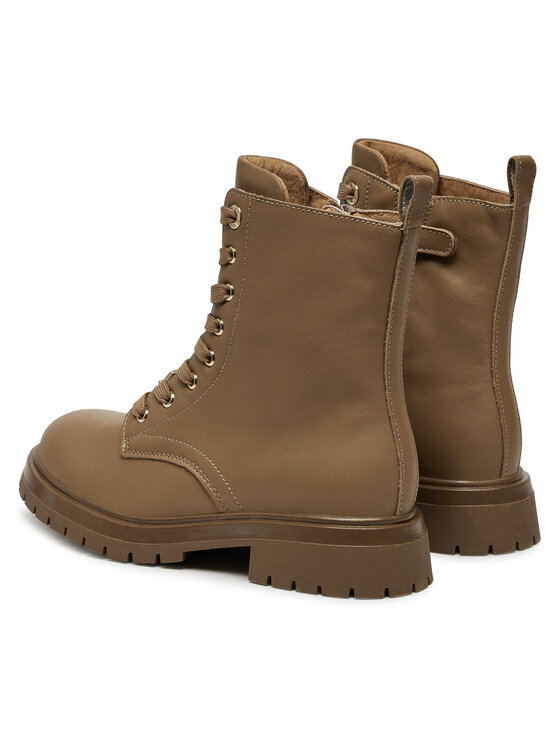 Tommy Hilfiger Tommy Hilfiger Trapper stila apavi Lace-Up Bootie T3A5-33568-0092 S Brūns