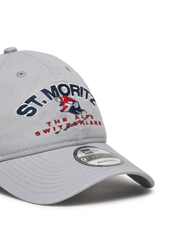 New Era New Era Czapka z daszkiem Washed St. Moritz Ski 9TWENTY 60580868 Szary