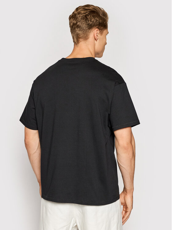 T-shirt Vintage Graphic 87373-0013 Nero Relaxed