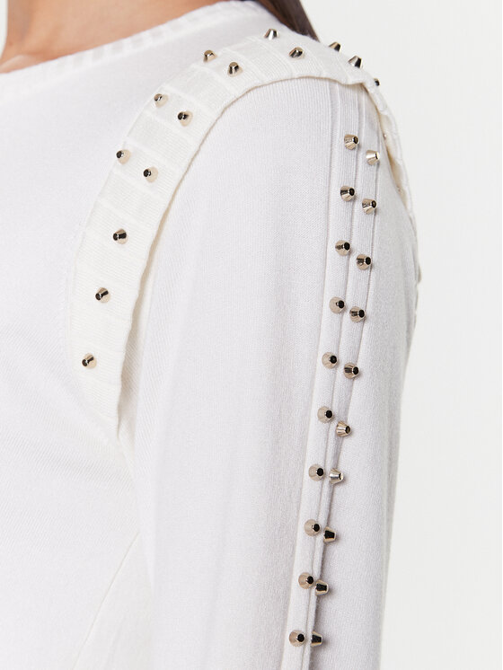 Maglione TA3055 MS49I Bianco Regular Fit