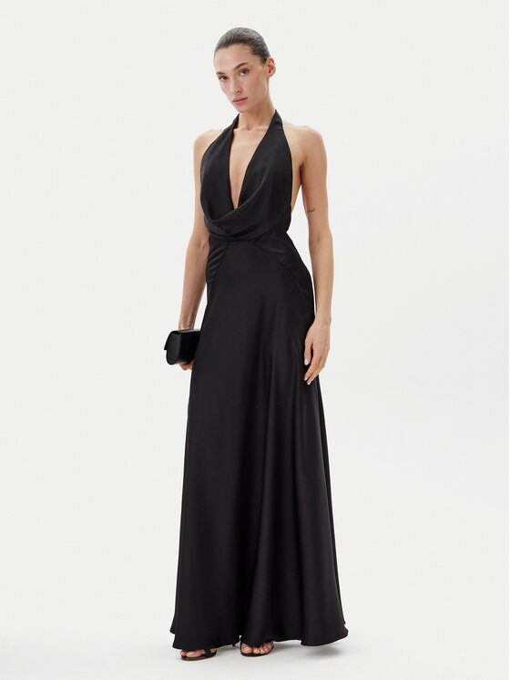 Eleh Eleh Večernja haljina ESS250181 Crna Regular Fit