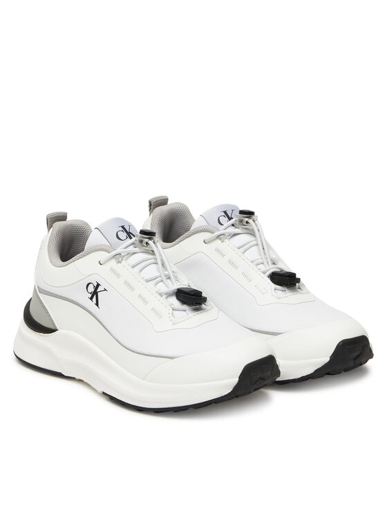 Calvin Klein Calvin Klein Сникърси Low Cut Lace-Up Sneaker V3X9-83171-1844 S Бял