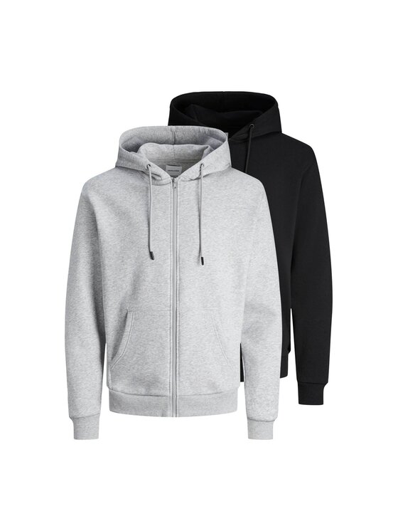 Jack & Jones Jack & Jones Bluza 32033 Szary Casual Fit