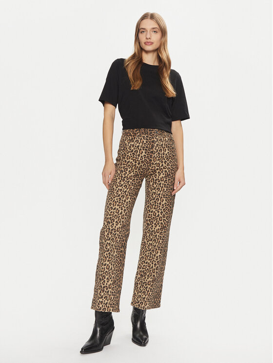 Vero Moda Vero Moda Jeansy Tessa 10330128 Brązowy Wide Leg