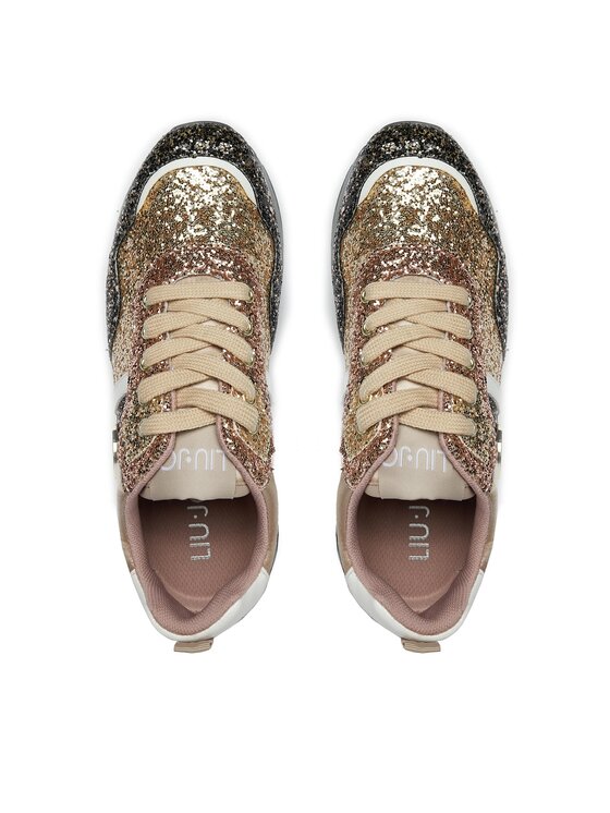 Liu Jo Liu Jo Sneakersy Maxi Wonder 604 4F3301 TX007 D Złoty