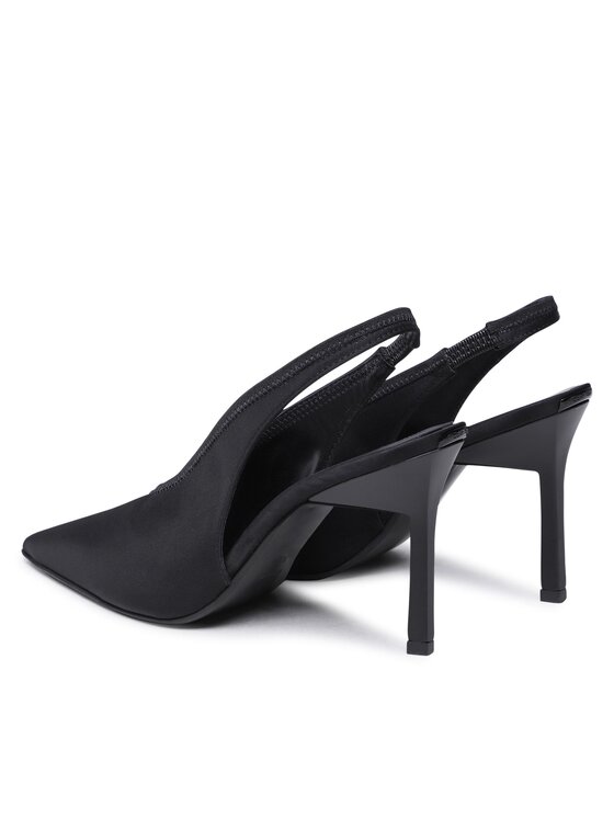Sandali Geo Stil Slingback Pump HW0HW01452 Nero