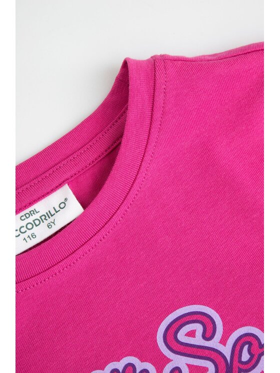 Coccodrillo Coccodrillo T-Shirt ZC6143201HGK-007 Różowy Regular Fit