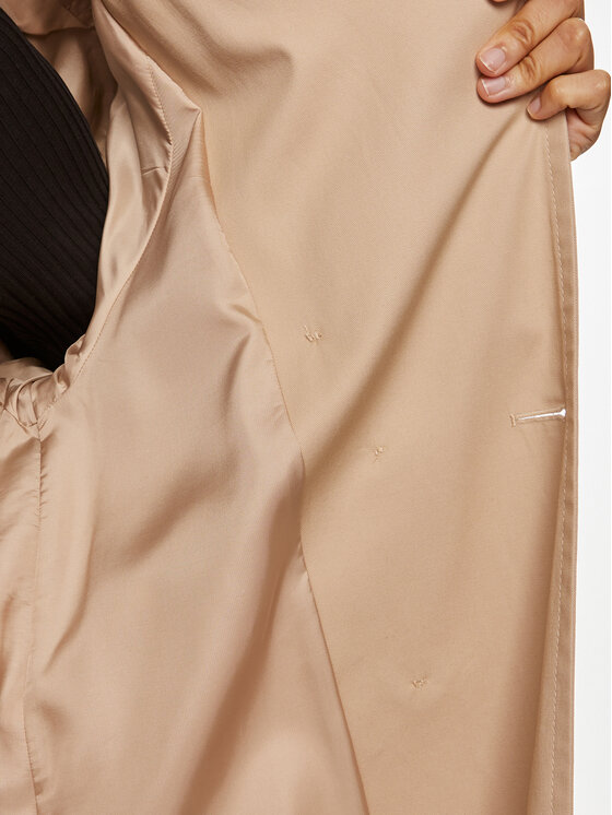 Sisley Sisley Καπαρτίνα 2XDXLN04K Μπεζ Oversize