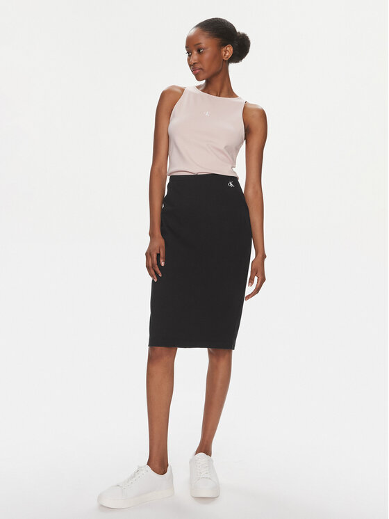 Calvin Klein Jeans Calvin Klein Jeans Top Archival J20J223107 Růžová Slim Fit