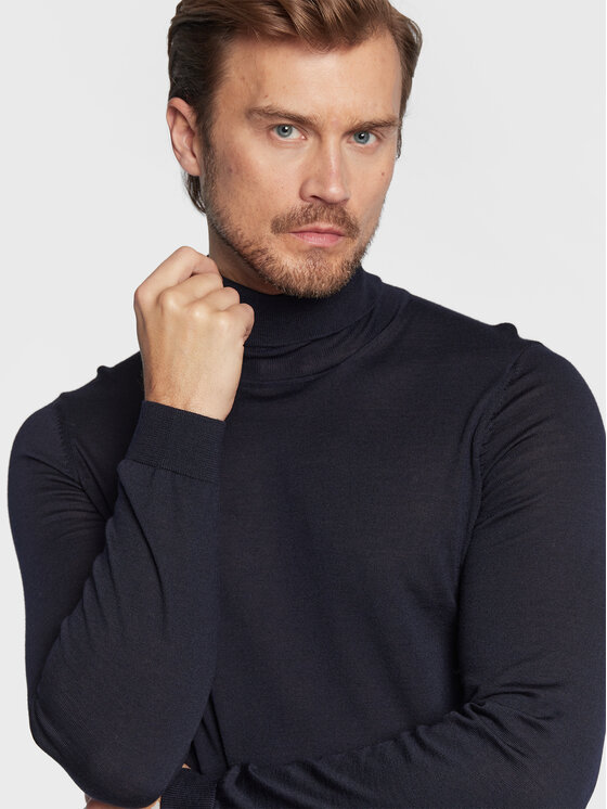 BOSS Boss Golf Musso-P 50468262 Granatowy Slim Fit