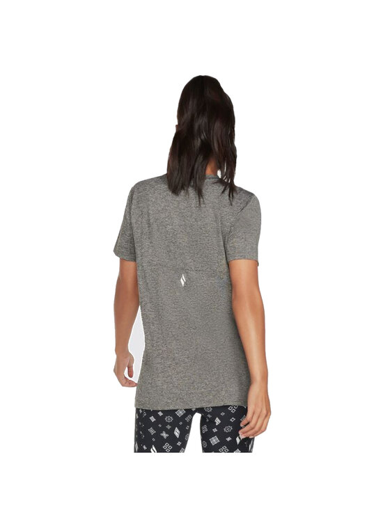 Skechers Skechers T-shirt Skechers Diamond Blissful Tee Grigio Regular Fit