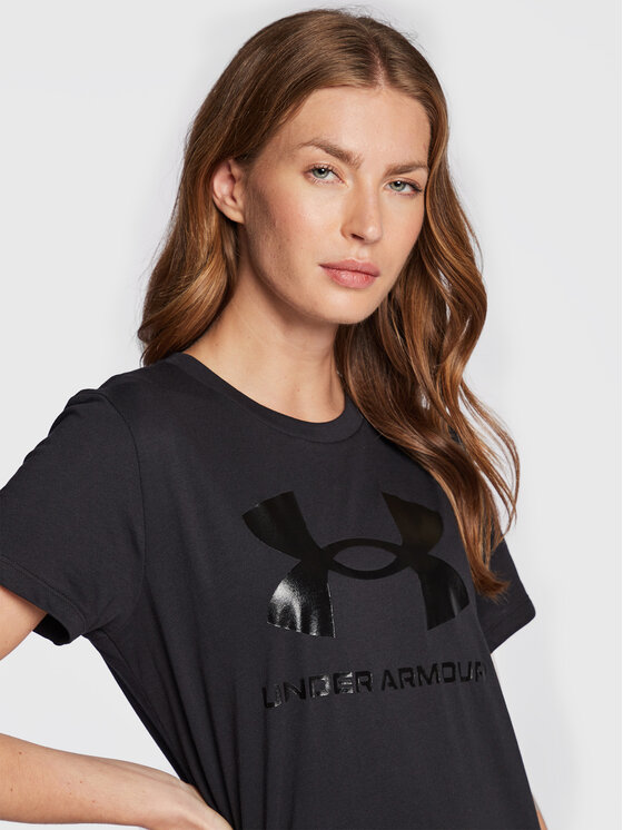 Under Armour Under Armour Футболка Ua Sportstyle Graphic 1356305 Чорний Regular Fit