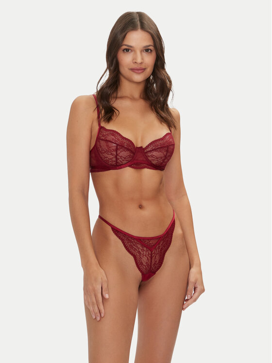 Hunkemöller Hunkemöller Бюстгальтер з підкладкою Isabelle 206364 Бордовий
