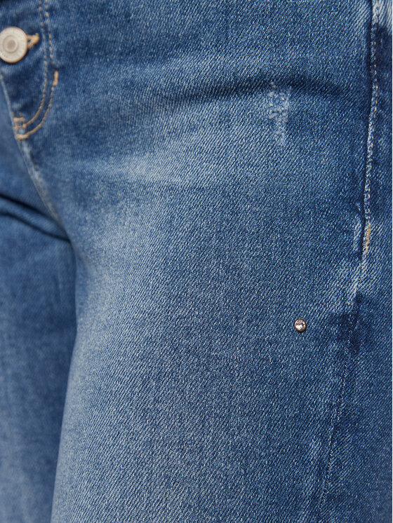 Guess Guess Jeans hlače W3RA28 D4W92 Modra Skinny Fit