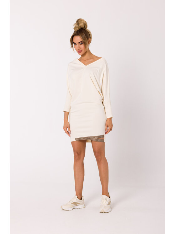 Made of Emotion Made of Emotion Vestito da giorno M732 Bianco Premium Fit