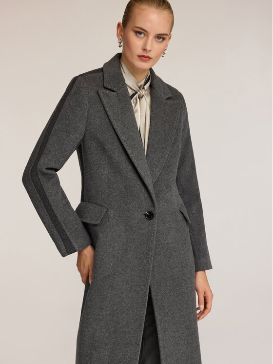 Motivi Motivi Cappotto 0094Q000615N013 Grigio Regular Fit