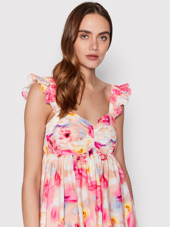 TWINSET TWINSET Sommerkleid 221AT2480 Rosa Regular Fit