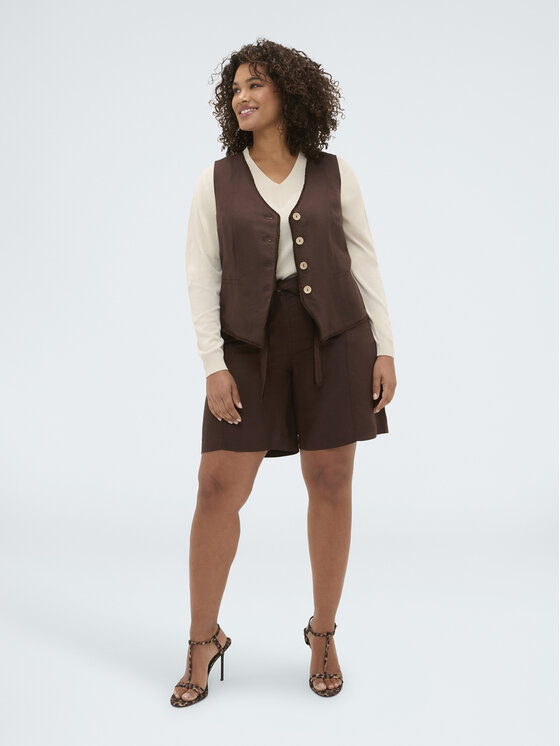 Fiorella Rubino Fiorella Rubino Pantaloni di tessuto P036T005270N0V2 Marrone Regular Fit