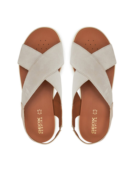 Geox Geox Sandały Donna D45M1B-022NF C5V2L Beżowy
