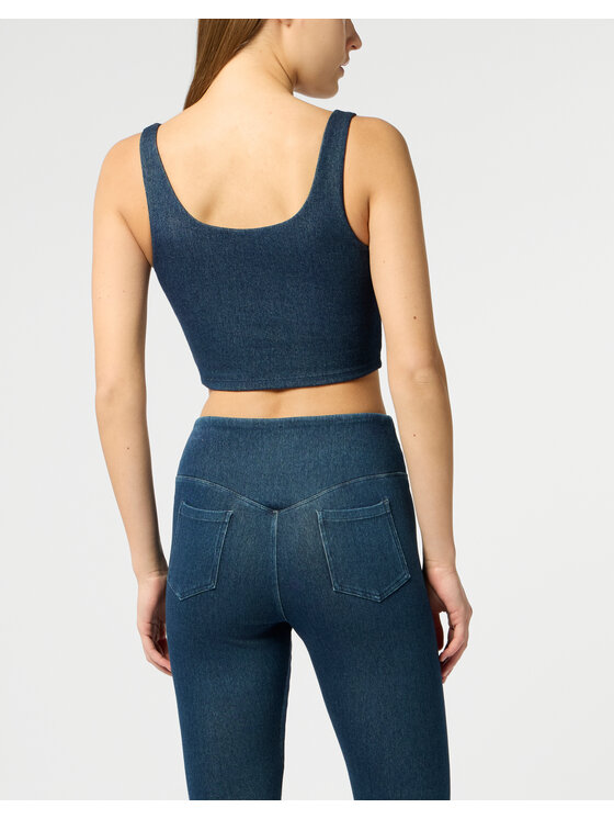 Plein Sport Plein Sport Koszulka techniczna 29189 Niebieski jasny Jogger Fit