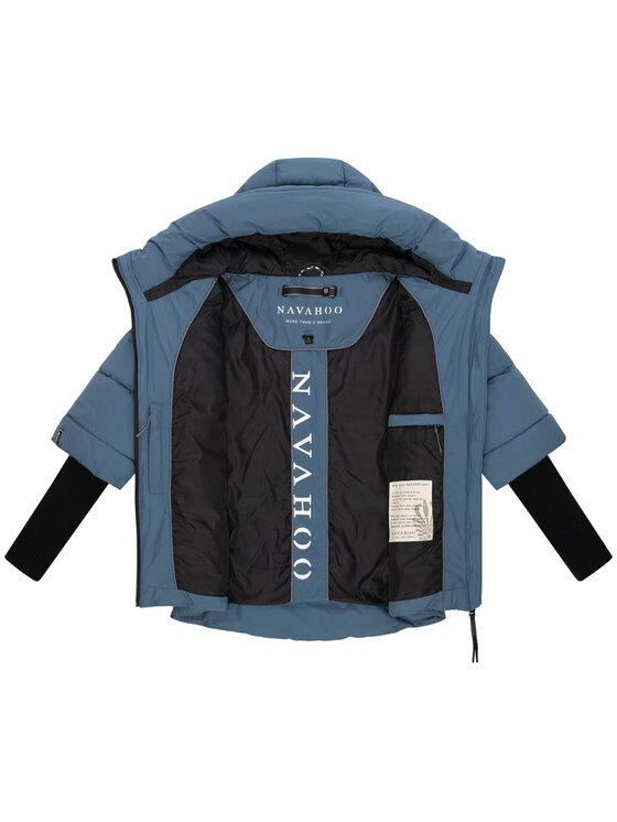 Navahoo Navahoo Kurtka zimowa Lotusherz Niebieski Regular Fit