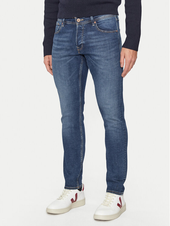 Jack&Jones Džinsi Glenn 12263286 Zils Slim Fit