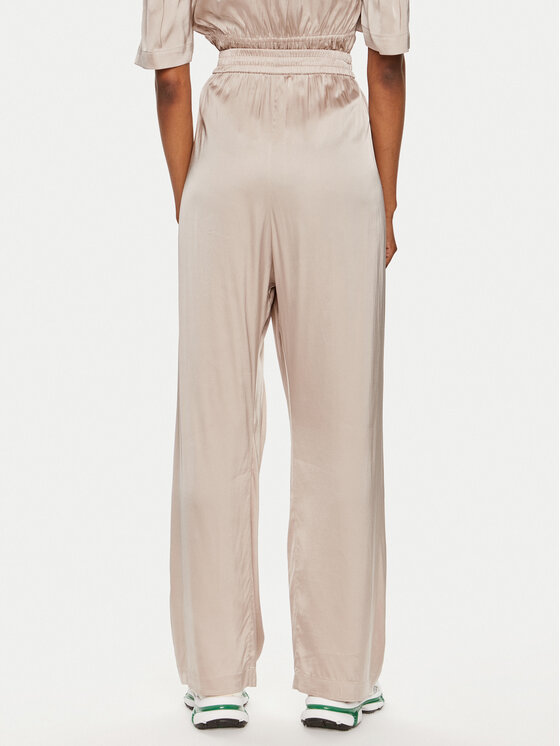 Munthe Munthe Spodnie materiałowe Ohara 242141224230 Beżowy Loose Fit
