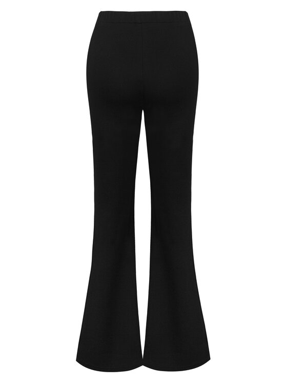 Magda Matyja Magda Matyja Spodnie damskie GEORGIA FLARE Czarny Flare Fit