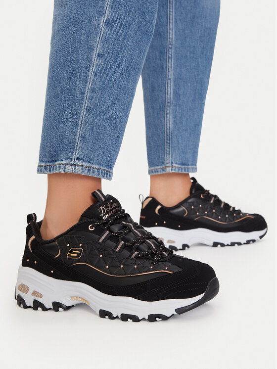 Skechers Skechers Sneakers D'lites Glamour Feels 13087/BKRG Schwarz
