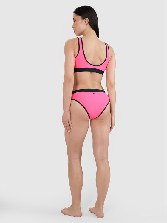 4F 4F Dół od bikini CHILLY WAVES Różowy