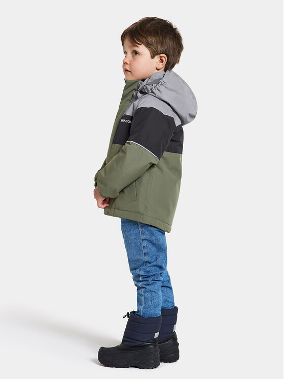 Didriksons Didriksons Zimska jakna Lux Kids Jacket 2 504901 Zelena