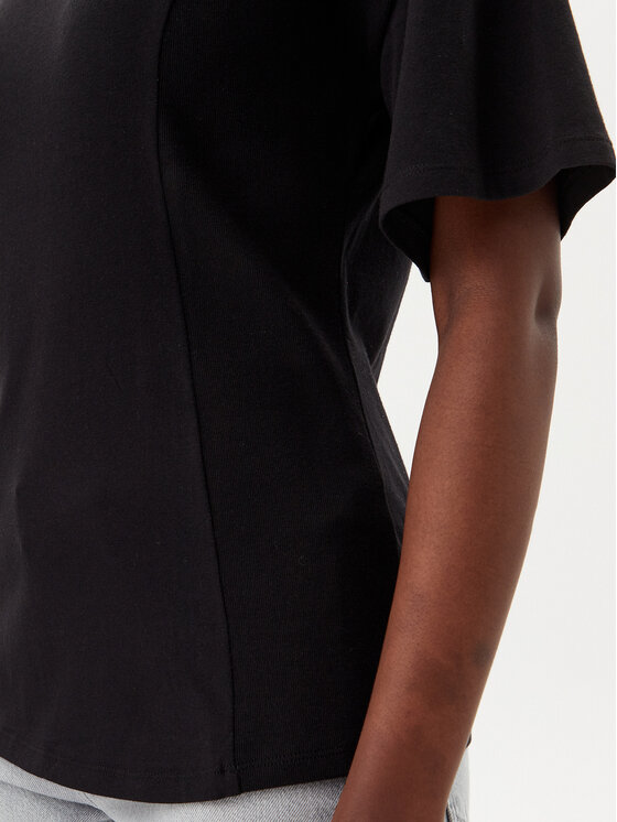 Liu Jo Liu Jo T-särk TA5108 JS003 Must Regular Fit
