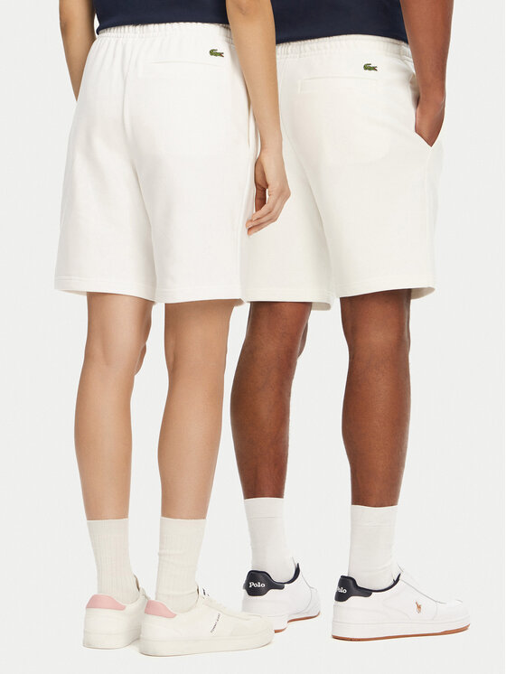 Lacoste Lacoste Спортивні шорти Unisex GH0990 Écru Regular Fit