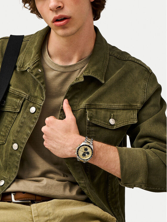 Fossil Fossil Ceas Autocross FS6126 Argintiu
