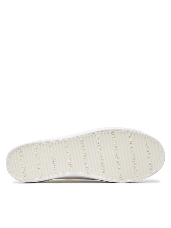 Tommy Hilfiger Tommy Hilfiger Tenisky Vulc Canvas Sneaker FW0FW08063 Biela