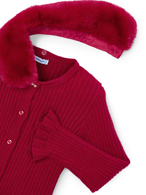Mayoral Mayoral Strickjacke 4311 Rot Regular Fit