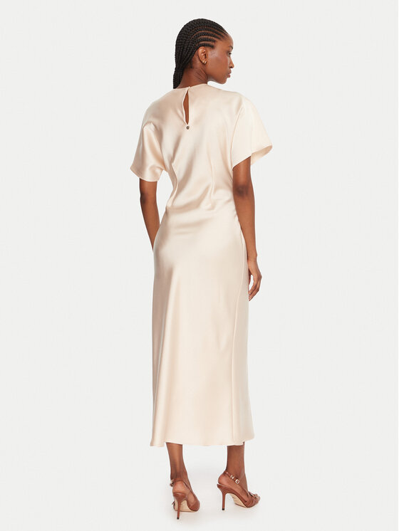 Rinascimento Rinascimento Coctailkleid CFC0125718003 Beige Regular Fit