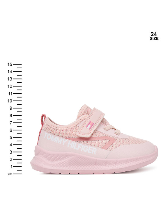 Tommy Hilfiger Tommy Hilfiger Tenisice Low Cut Lace-Up/Velcro Sneaker T1A9-33990-1843 M Ružičasta