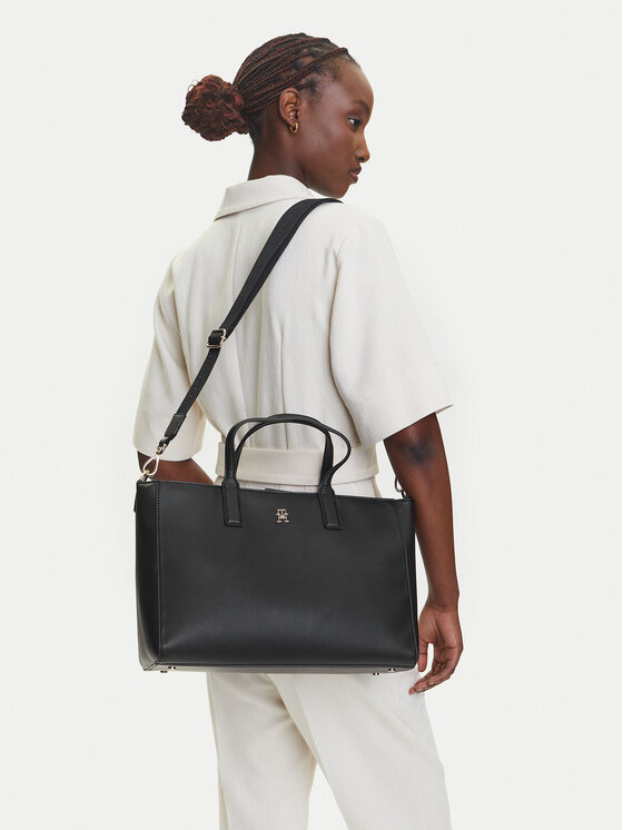 Tommy Hilfiger Tommy Hilfiger Rankinė AW0AW17330 Juoda