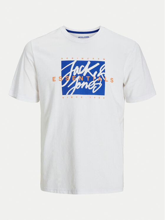 Jack&Jones Jack&Jones T-Shirt Colton 12268439 Biały Standard Fit