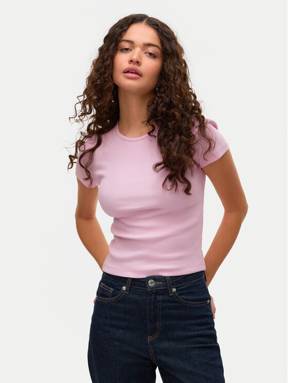 Vero Moda Vero Moda T-Shirt Chloe 10306894 Rosa Slim Fit