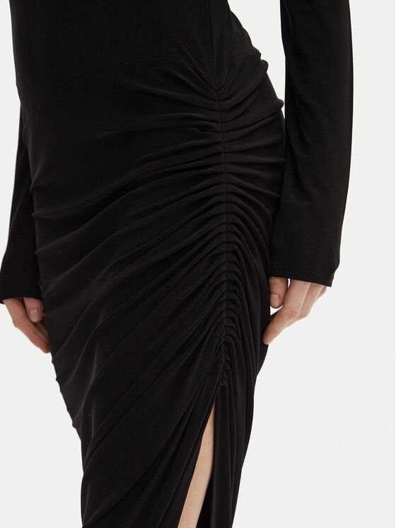 NORMA KAMALI NORMA KAMALI Každodenní šaty KK3243PLF35001 Černá Slim Fit